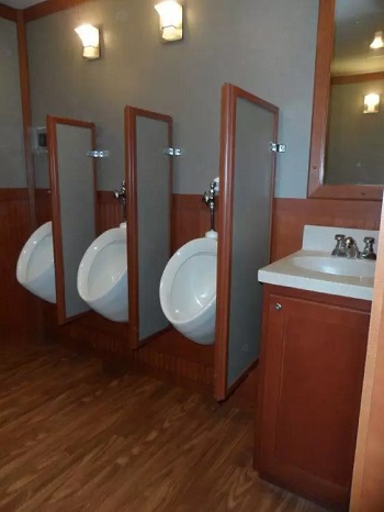 Restroom Trailer Interior MD 1 Restroom Trailer Bathroom Stall